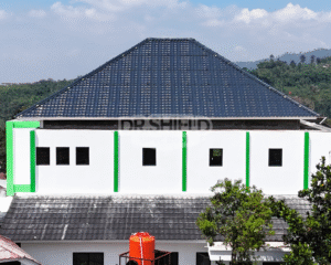Pemasangan Atap UPVC DR.SHIELD RF 960 Tile ASA pada Puskesmas Sukasari