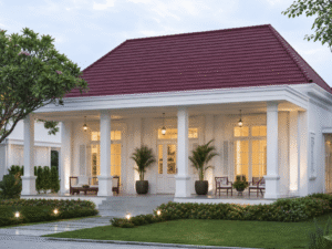 desain rumah kolonial