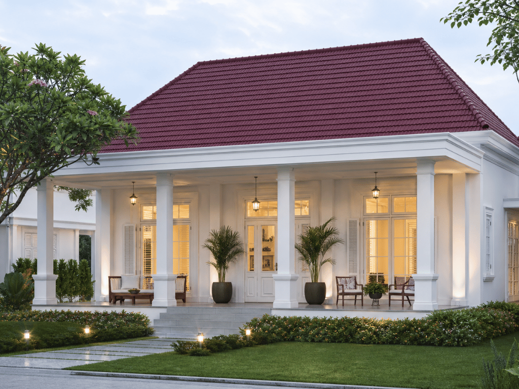 desain rumah kolonial