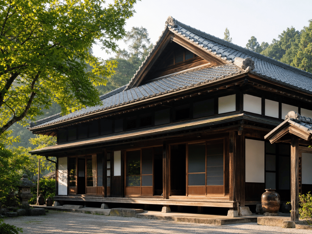rangka atap gaya jepang
